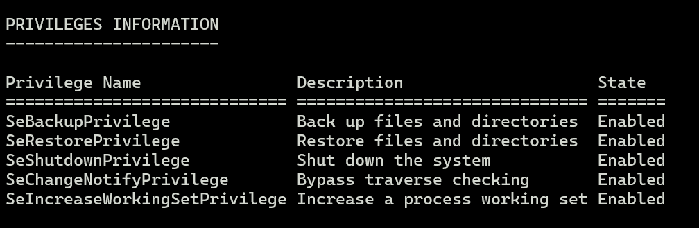 backup